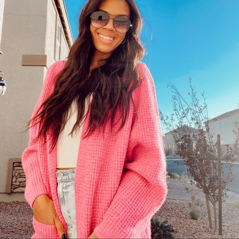 Knit cardigan